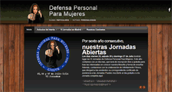 Desktop Screenshot of defensapersonalparamujeres.com